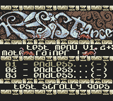 TrainerMenu 5 - Nintendo GBC,  Image