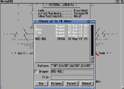 Amiga Demo Launcher,  Image